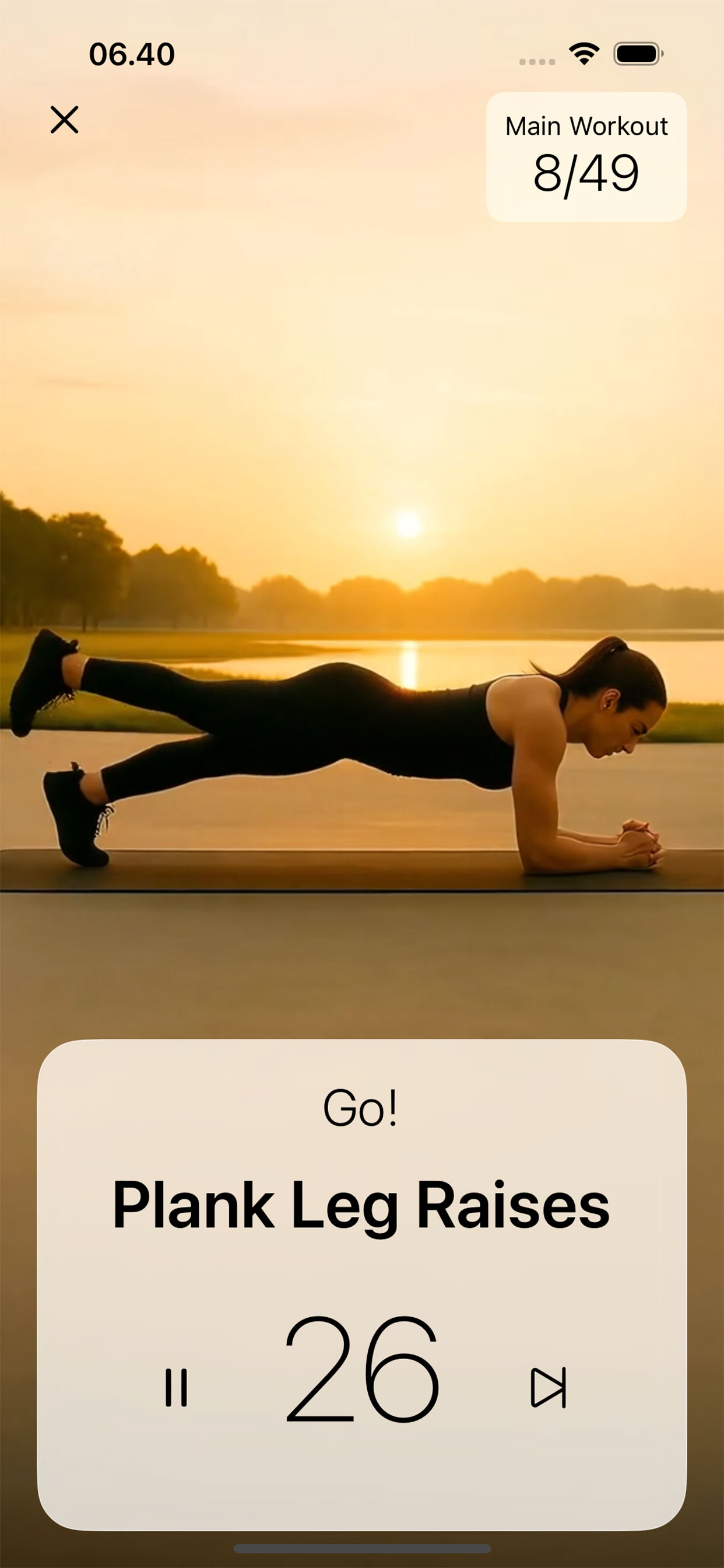Hiitology App Home Screen