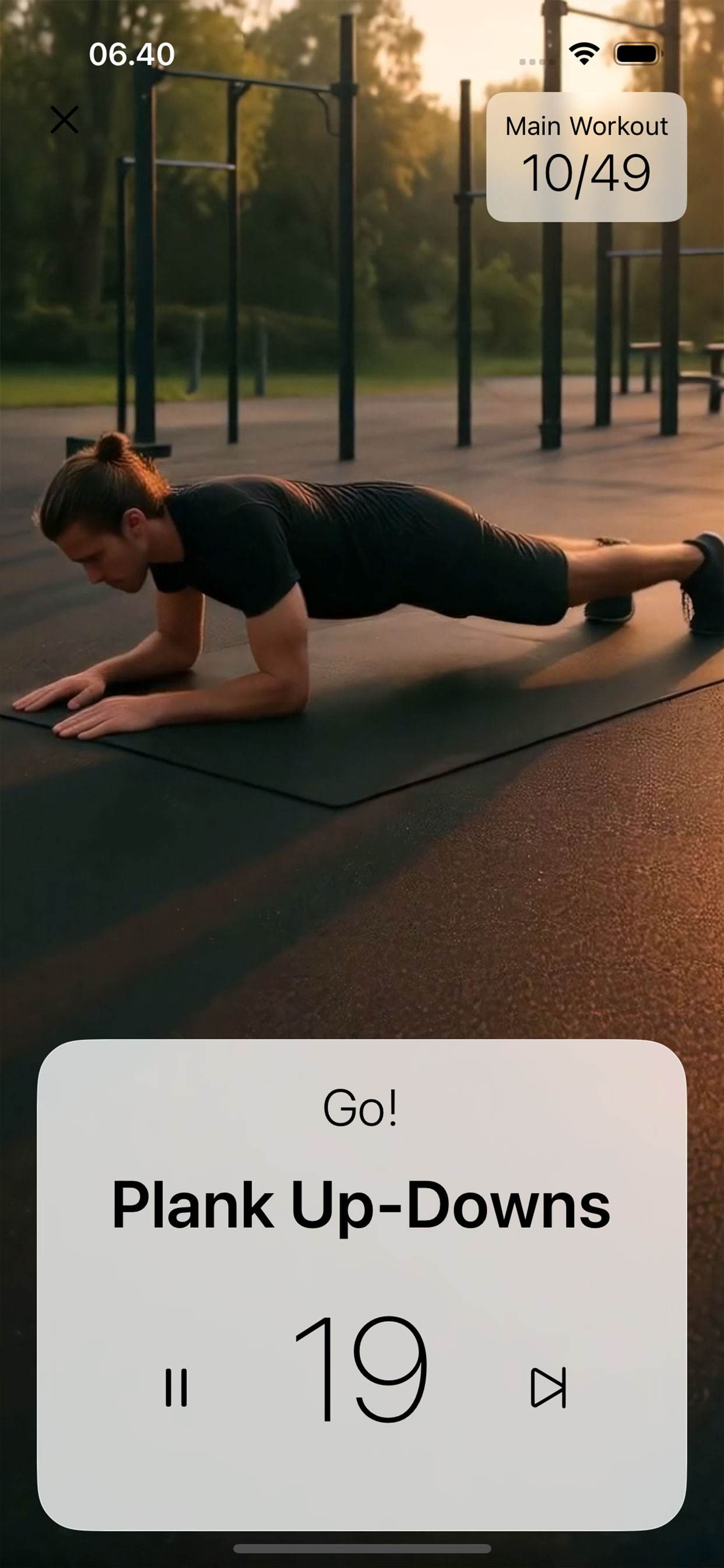 Hiitology Exercise Screen